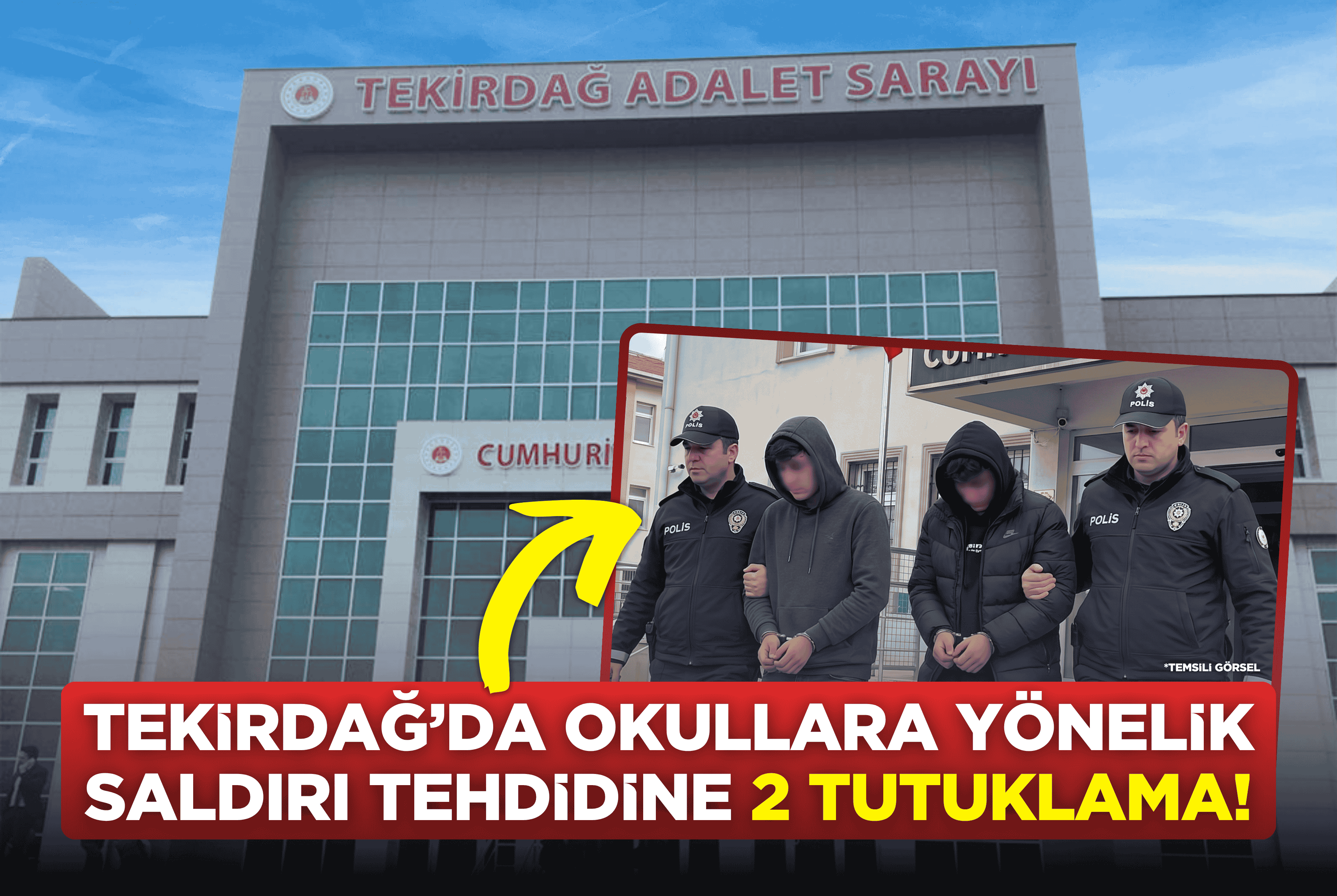 Tekirdağ’da Okula Saldırı İddiasına 2 Tutuklama!