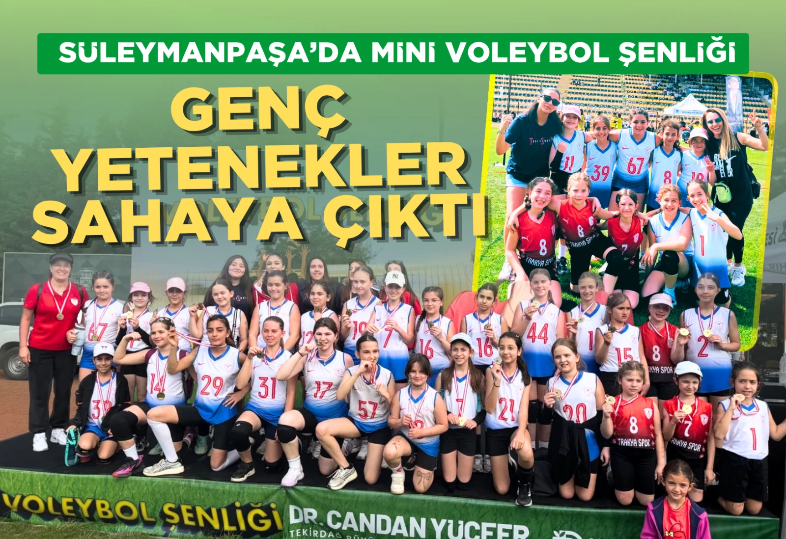 TEKİRDAĞ'DA GENÇ YETENEKLER SAHAYA ÇIKTI