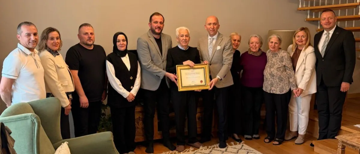 Prof. Dr. Yusuf Hamzaoğlu’na Vefa Ziyareti ve Şükran Beratı